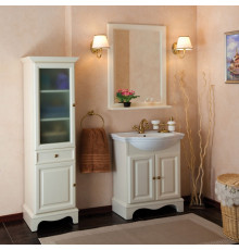Мебель для ванной La Beaute Classic Michel 70 слоновая кость матовый, фурнитура бронза, напольная, с доводчиками