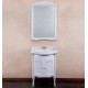 Мебель для ванной La Beaute Classic Lorette 65 белый матовый, фурнитура золото, напольная, с дверками