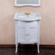 Тумба для комплекта La Beaute Classic Lorette 65 белый матовый, фурнитура золото, напольная, с дверками
