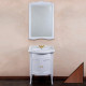 Мебель для ванной La Beaute Classic Lorette 65 орех матовый, фурнитура золото, напольная, с дверками