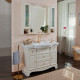 Мебель для ванной La Beaute Classic Michel 120 слоновая кость матовый, фурнитура золото, напольная, с доводчиками