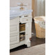 Тумба для комплекта La Beaute Classic Michel 120 слоновая кость матовый, фурнитура золото, напольная, с доводчиками