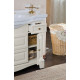 Мебель для ванной La Beaute Classic Michel 120 слоновая кость матовый, фурнитура бронза, напольная, с доводчиками