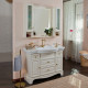 Тумба для комплекта La Beaute Classic Michel 120 слоновая кость матовый, фурнитура бронза, напольная, с доводчиками