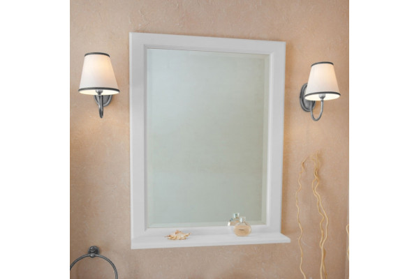 Мебель для ванной La Beaute Classic Michel 120 белый матовый, фурнитура серебро, напольная, с доводчиками