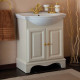 Мебель для ванной La Beaute Classic Michel 70 слоновая кость матовый, фурнитура золото, напольная, с доводчиками