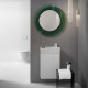 Laufen Kartell Тумба под раковину 815335 440х270х600 мм петли слева полка открытая  справа цвет: белый матовый 4.0751.7.033.640.1