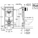 Комплект инсталляция Grohe Rapid SL 3 в 1 + Унитаз Laufen Pro Rimless безободковый + кнопка хром Skate Air цвет белый, бачок 3/6 л