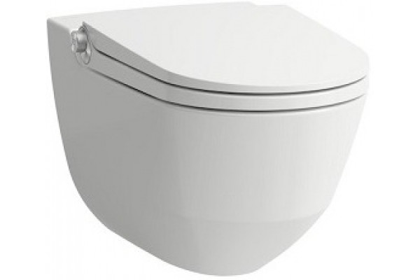 Унитаз подвесной Laufen Riva 8.2069.1.400.000.1 белый, овальный, 39.5x60 см
