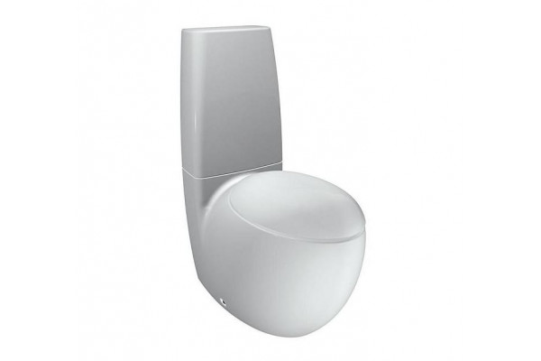 Унитаз напольный Laufen Alessi One  белый, овальный, антивсплеск, 39x72 см