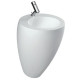Раковина напольная Laufen Alessi One цвет белый, круглая