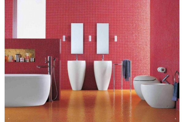 Раковина напольная Laufen Alessi One цвет белый, круглая