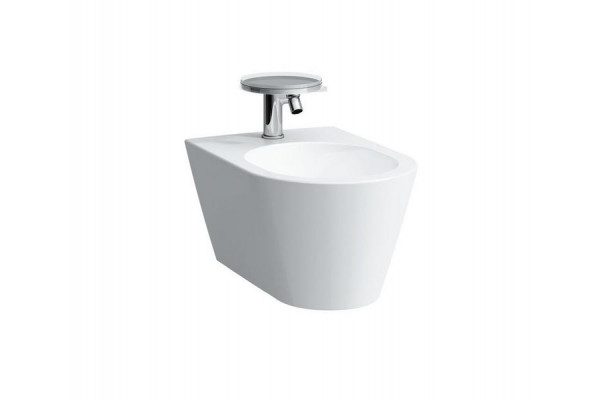 Биде подвесное Laufen Kartell цвет белый, овальное, антивсплеск, 37x54.5 см