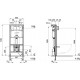 Комплект Laufen 8.6996.6.000.000.R унитаз безободковый, с микролифтом + система инсталляции с кнопкой смыва, цвет белый