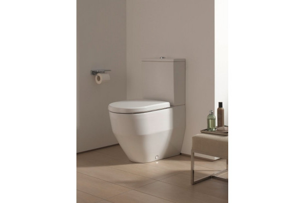 Унитаз напольный Laufen Pro белый, овальный, антивсплеск, 36x65 см