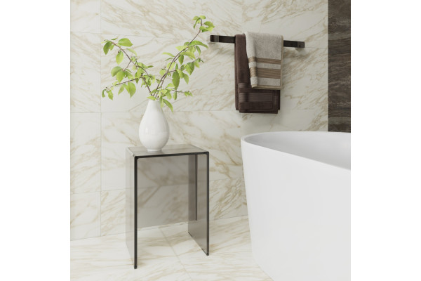 Банкетка Laufen Kartell by Laufen 3.8933.0.085.000.1 дымчато-серая в современном стиле