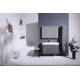 Банкетка Laufen Kartell by Laufen 3.8933.0.085.000.1 дымчато-серая в современном стиле