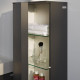 Шкаф-пенал Laufen Kartell by Laufen 4.0828.7.033.642.1 L, шиферный, подвесной, с дверками