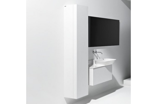 Шкаф-пенал Laufen Ino 4.2545.1.030.170.1 L, белый матовый, подвесной, с дверками