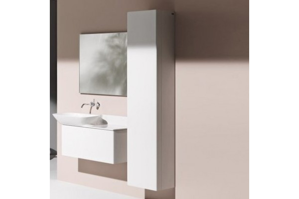 Шкаф-пенал Laufen Ino 4.2545.2.030.170.1 R, белый матовый, подвесной, с дверками