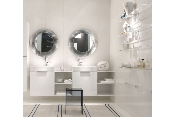 Зеркало Laufen Kartell by Laufen 80 хром округлое,  в современном стиле