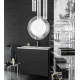 Зеркало Laufen Kartell by Laufen 80 хром округлое,  в современном стиле