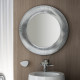 Зеркало Laufen Kartell by Laufen 80 хром округлое,  в современном стиле
