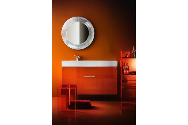 Зеркало Laufen Kartell by Laufen 80 хром округлое,  в современном стиле