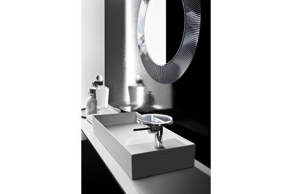 Зеркало Laufen Kartell by Laufen 80 хром округлое,  в современном стиле