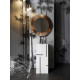 Зеркало Laufen Kartell by Laufen 80 медь округлое,  в современном стиле