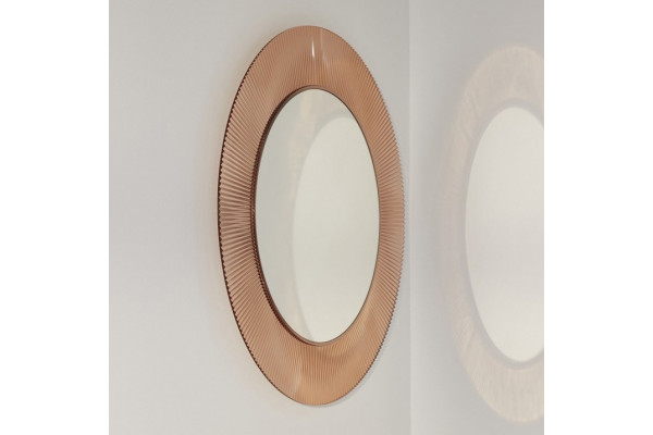Зеркало Laufen Kartell by Laufen 80 янтарь округлое,  в современном стиле