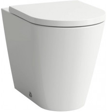 Унитаз приставной Laufen Kartell 8.2333.7.000.000.1 белый, овальный, 37x56 см
