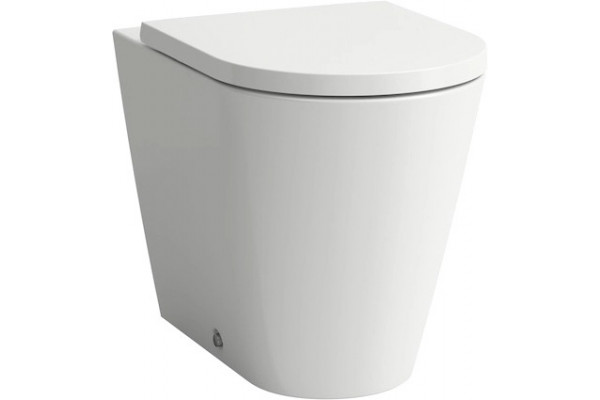 Унитаз приставной Laufen Kartell 8.2333.7.000.000.1 белый, овальный, 37x56 см