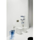 Унитаз приставной Laufen Kartell 8.2333.7.000.000.1 белый, овальный, 37x56 см