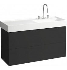 Тумба с раковиной Laufen Kartell by Laufen 4.0764.9.033.642.1 шиферный, подвесная, с ящиками