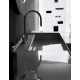 Тумба с раковиной Laufen Kartell by Laufen 4.0764.9.033.642.1 шиферный, подвесная, с ящиками