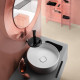 Зеркало Laufen Kartell by Laufen 80 розовое округлое, с розеткой