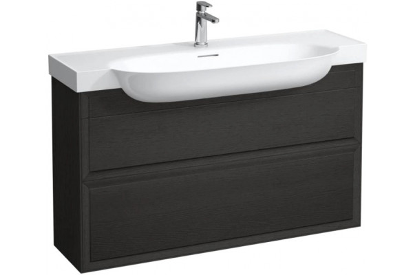 Тумба для комплекта Laufen The New Classic 4.0605.2.085.628.1 затемненный дуб подвесная, с ящиками