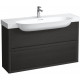 Тумба для комплекта Laufen The New Classic 4.0605.2.085.628.1 затемненный дуб подвесная, с ящиками
