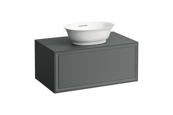 Laufen New Classic База под раковину подвесная  780х450х350 мм 1 ящик цвет серый (для раковины 812852 812853) 4.0601.1.085.627.1