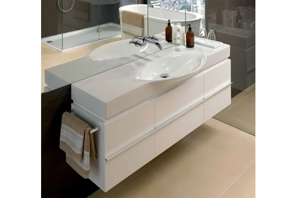 Тумба для комплекта Laufen Palace 4.0130.2.075.464.1 подвесная, с доводчиками