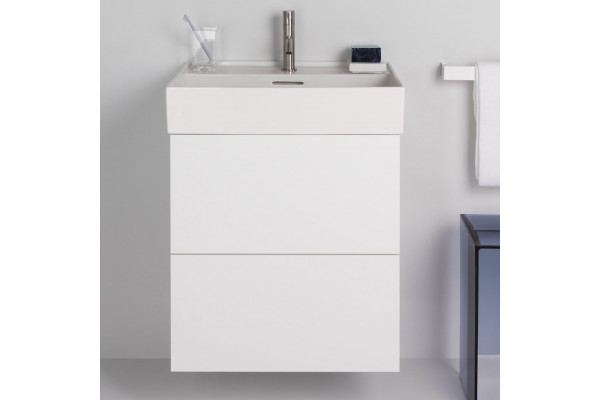 Тумба для комплекта Laufen Kartell by Laufen 4.0756.9.033.640.1 белая матовая подвесная, с ящиками