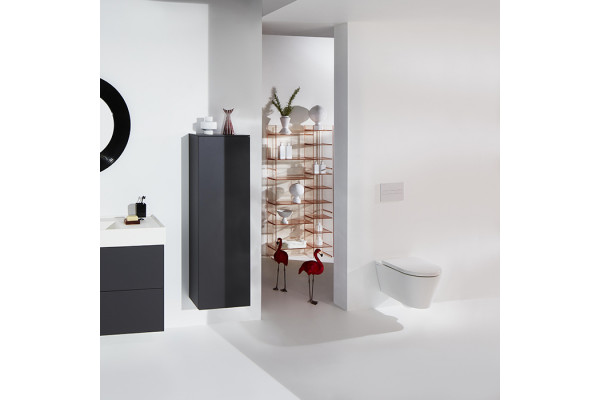 LAUFEN KARTELL Унитаз подвесной 545х370х430 мм. безободковый смыв Rimless цвет белый 8.2033.7.000.000.1