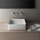 LAUFEN LIVING SQUARE Раковина квадратная 360х360х130 мм без отв. под смесительбез перелива цвет: белый 8.1143.3.000.112.1