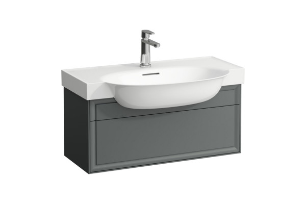 Laufen New Classic База под раковину подвесная  780х320х340 мм 1 ящик цвет серый (для раковины 813855) 4.0604.1.085.627.1