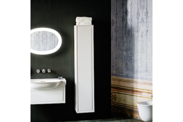 Laufen New Classic Колонна высокая подвесная 330х330х1600мм 4 полочки 1 дверка -петли слева цвет белый глянцевый 4.0606.1.085.631.1