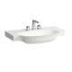 Laufen New Classic Раковина накладная овальная 800х480х75 мм с 3 отв под смеситель без перелива цвет белый 8.1385.5.000.158.1