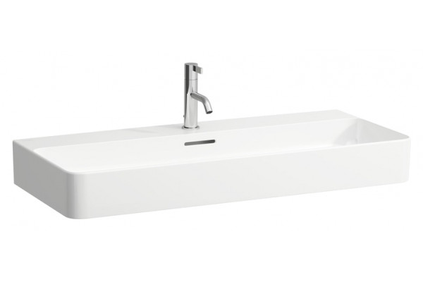 Раковина Laufen Val 8102870001041 95 см цвет белый, прямоугольная, с переливом