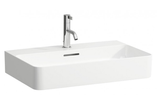 Раковина Laufen Val 8102840001041 65 см цвет белый, прямоугольная, с переливом