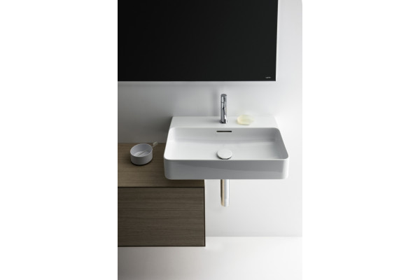 Раковина Laufen Val 8102840001041 65 см цвет белый, прямоугольная, с переливом